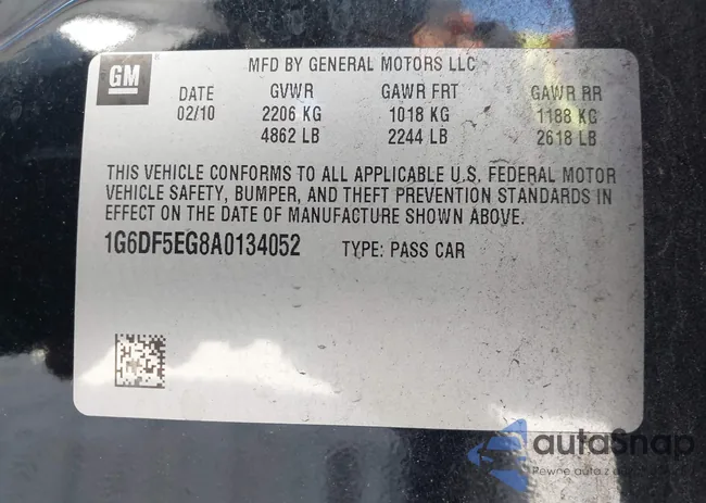 1G6DF5EG8A0134052: 41420026