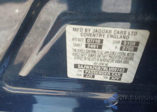 SAJWA2GB7BLV09743: 41420868