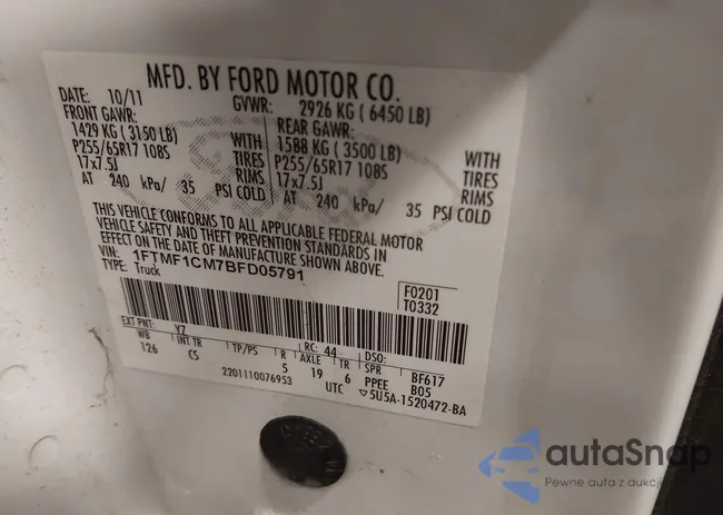 1FTMF1CM7BFD05791: 41426158