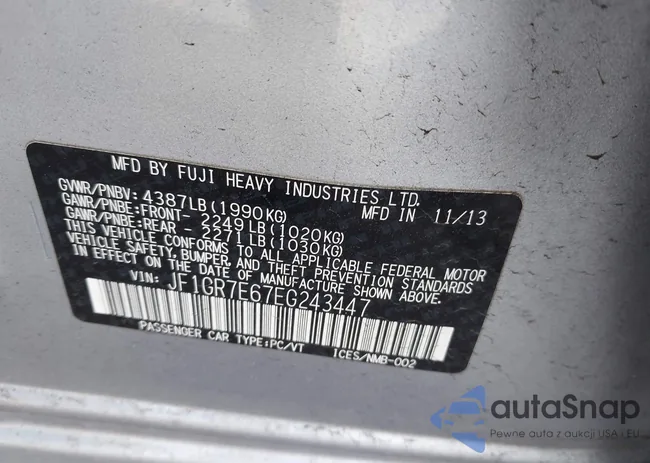 JF1GR7E67EG243447: 41425843