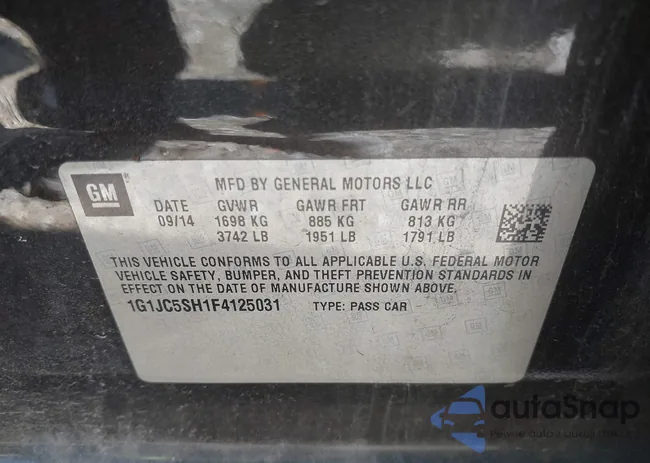 1G1JC5SH1F4125031: 41427029