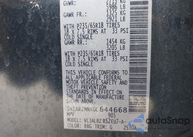 5N1AR2MNXGC644668: 41427317