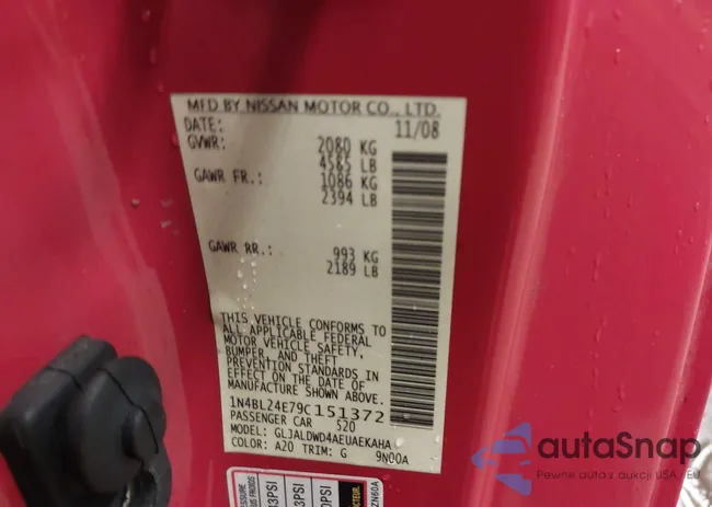 1N4BL24E79C151372: 41428412