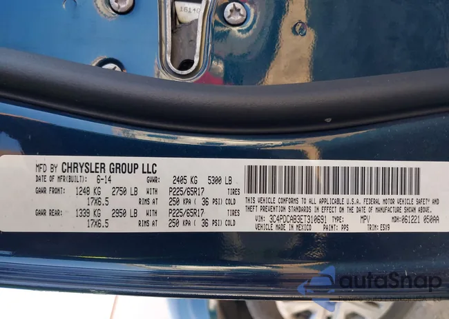 3C4PDCAB3ET310691: 41429122