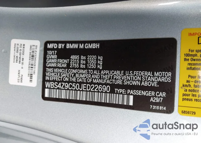 WBS4Z9C50JED22690: 41429856