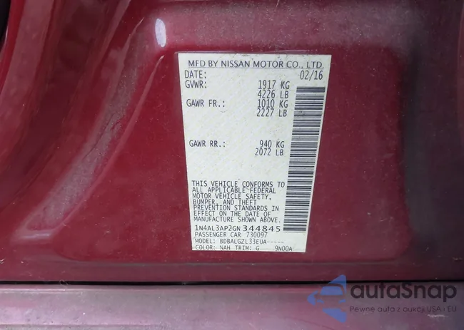 1N4AL3AP2GN344845: 41437370