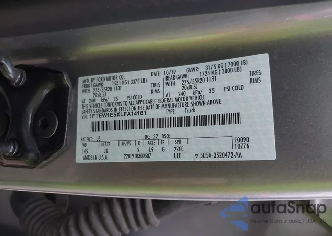 1FTEW1E5XLFA14181: 41440830