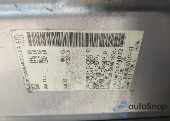 1N4AL2AP1CN424092: 41442487