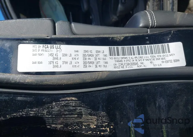 1C4RJFCG8HC835645: 41442765