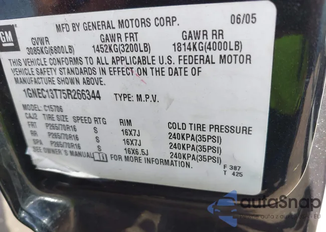 1GNEC13T75R266344: 41443449