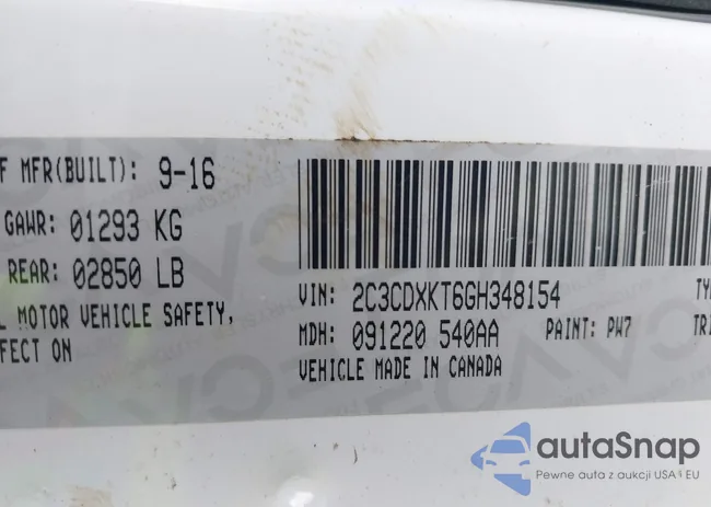 2C3CDXKT6GH348154: 41449561