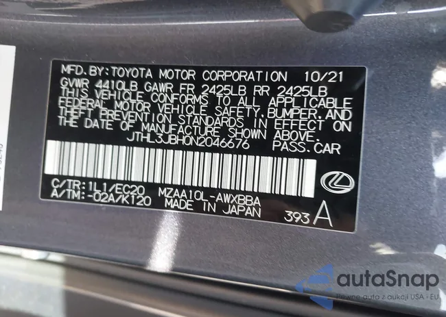 JTHL3JBH0N2046676: 41451109