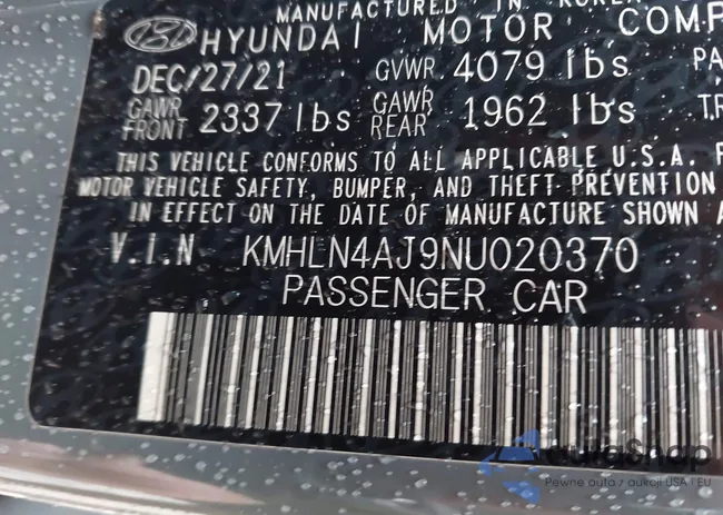 KMHLN4AJ9NU020370: 41452177