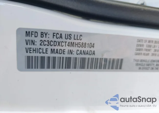 2C3CDXCT4MH588104: 41455312