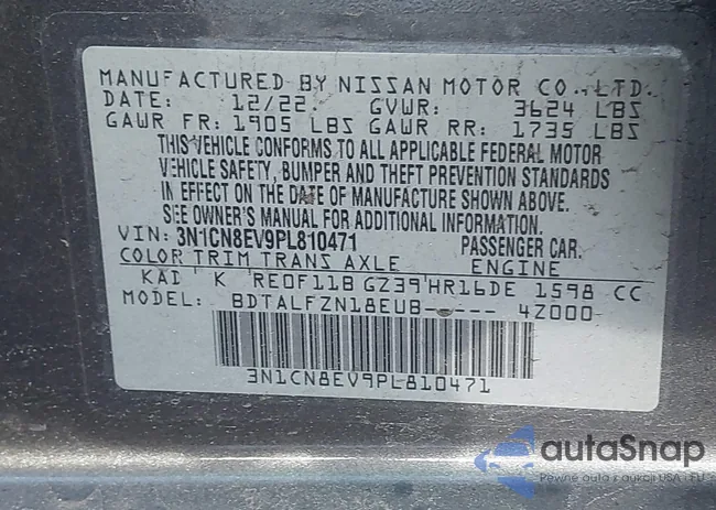 3N1CN8EV9PL810471: 41454537