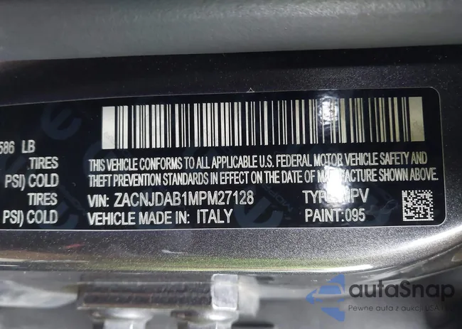 ZACNJDAB1MPM27128: 41460181