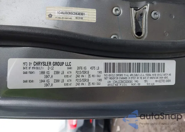 1C4NJDCB0CD630301: 41466087