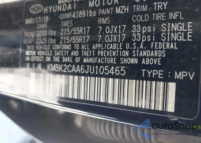 KM8K2CAA6JU105465: 41466998