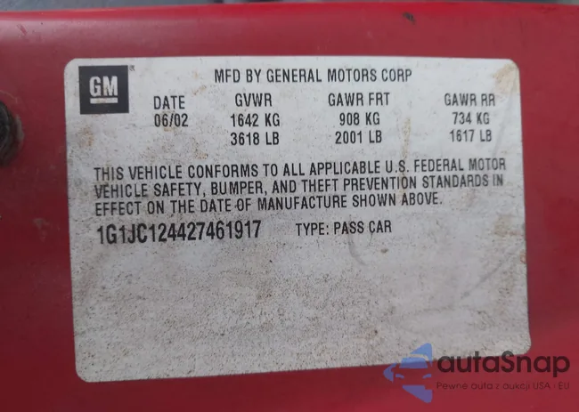 1G1JC124427461917: 41467905