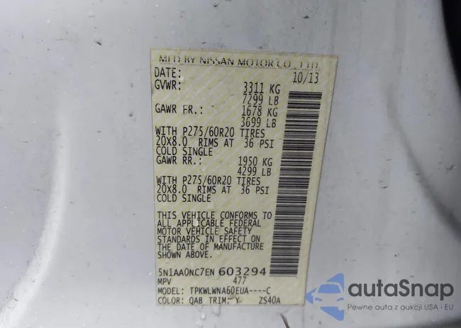 5N1AA0NC7EN603294: 41469755