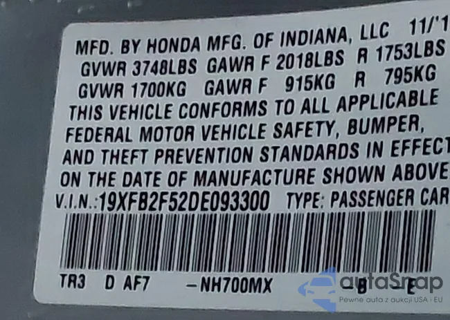 19XFB2F52DE093300: 41472214
