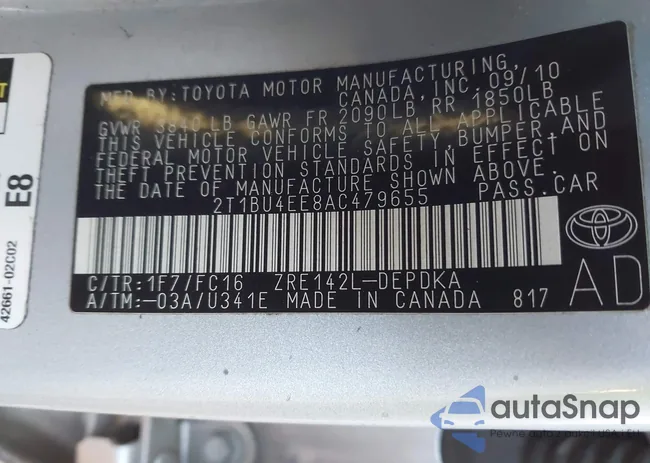 2T1BU4EE8AC479655: 41471489