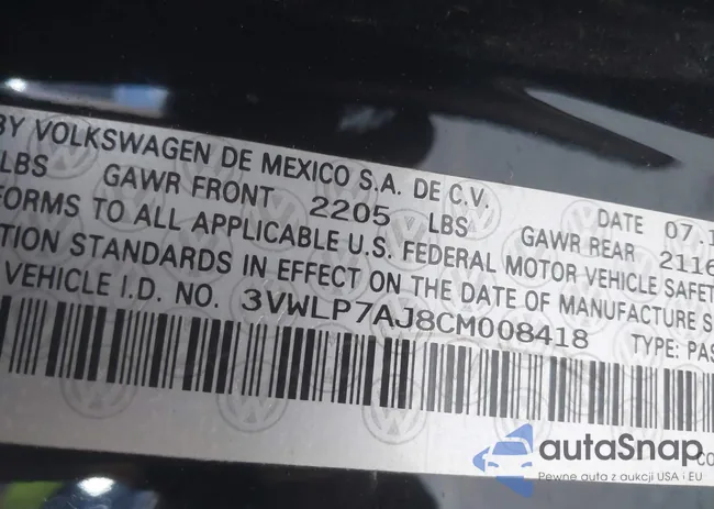 3VWLP7AJ8CM008418: 41472727