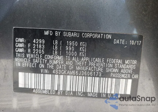 4S3GKAM66J3606173: 41473693