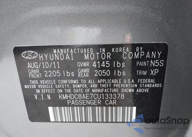 KMHDC8AE7CU133378: 41474379