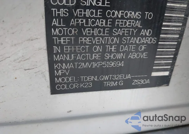 KNMAT2MV1KP519694: 41478827