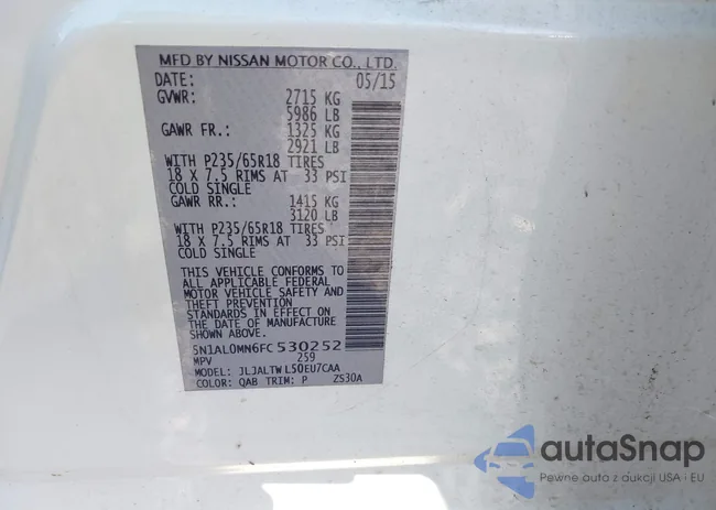 5N1AL0MN6FC530252: 41481081