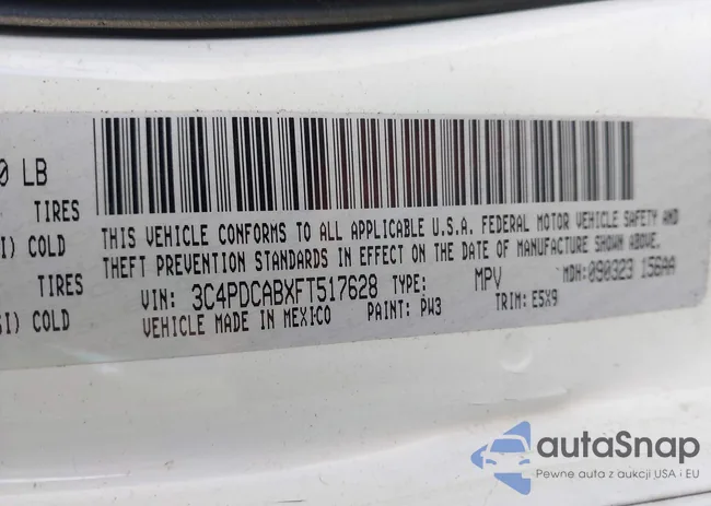 3C4PDCABXFT517628: 41481293