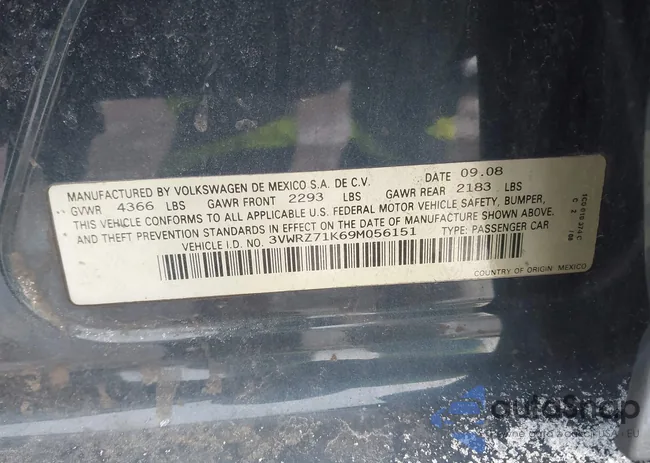 3VWRZ71K69M056151: 41481347