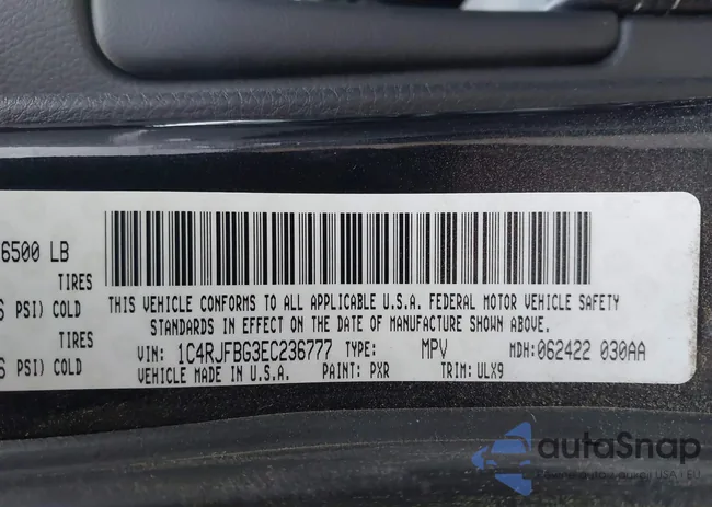 1C4RJFBG3EC236777: 41482009