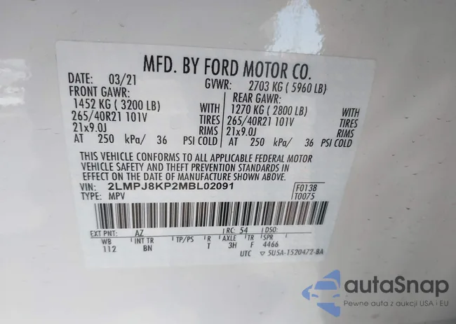 2LMPJ8KP2MBL02091: 41482953