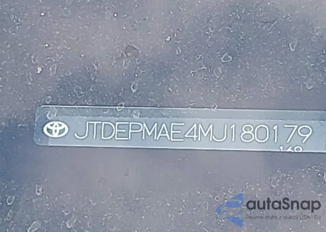 JTDEPMAE4MJ180179: 41491837