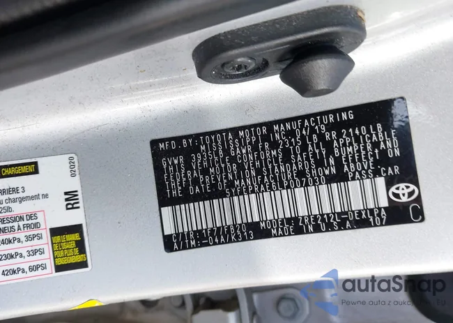 5YFEPRAE6LP007030: 41491845