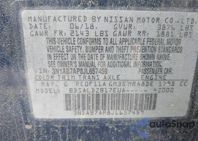 3N1AB7AP8JL657459: 41491995