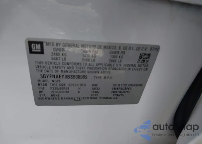 3GYFNAEY0BS508989: 41491650