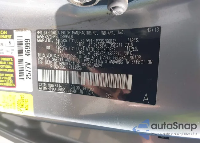 5TDZK3DC7ES444956: 41492762