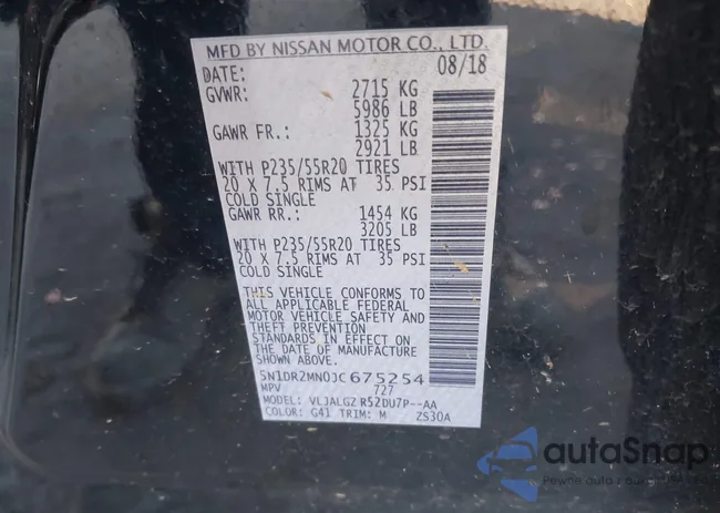 5N1DR2MN0JC675254: 41492432