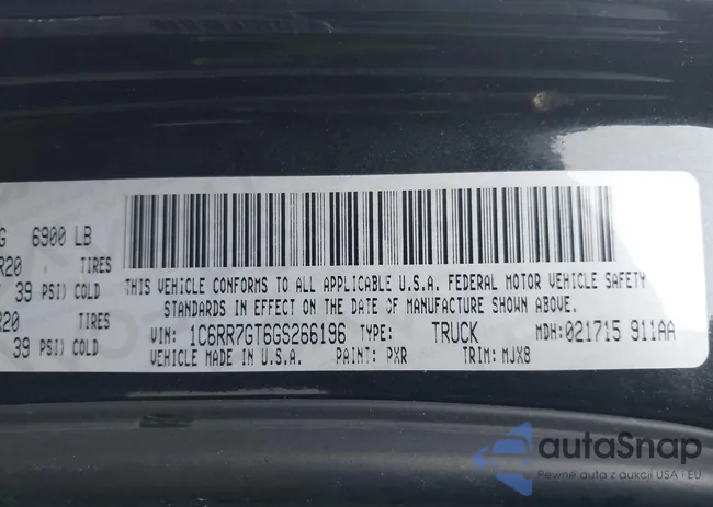 1C6RR7GT6GS266196: 41492448