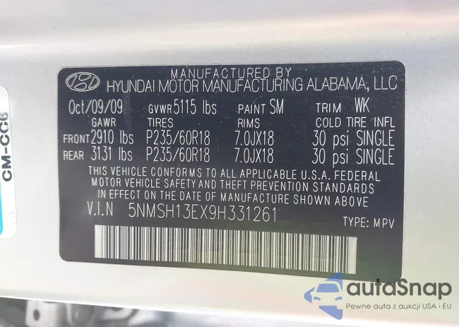 5NMSH13EX9H331261: 41493493