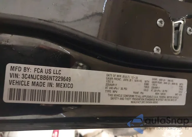 3C4NJCBB6NT229649: 41497050