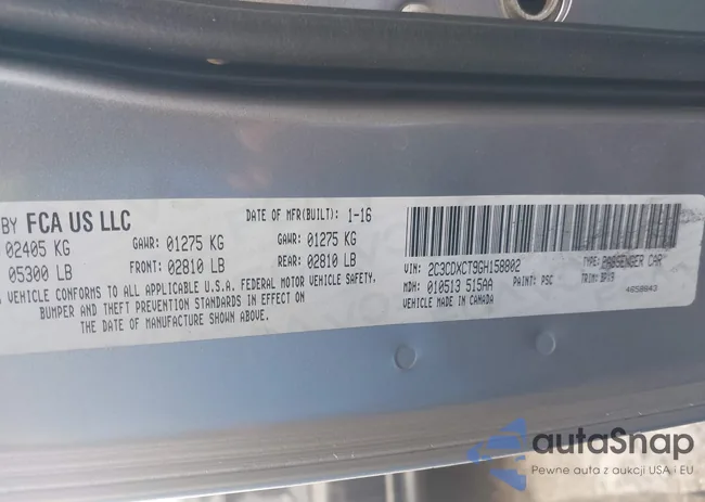 2C3CDXCT9GH158802: 41496593