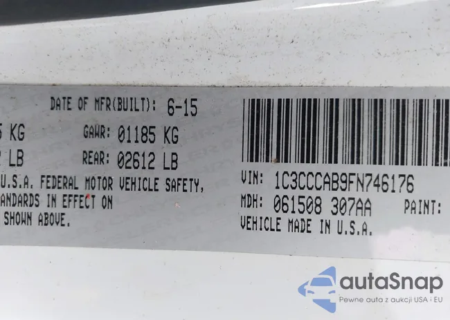 1C3CCCAB9FN746176: 41497827