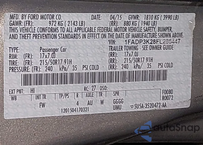 1FADP3K28FL286447: 41497574