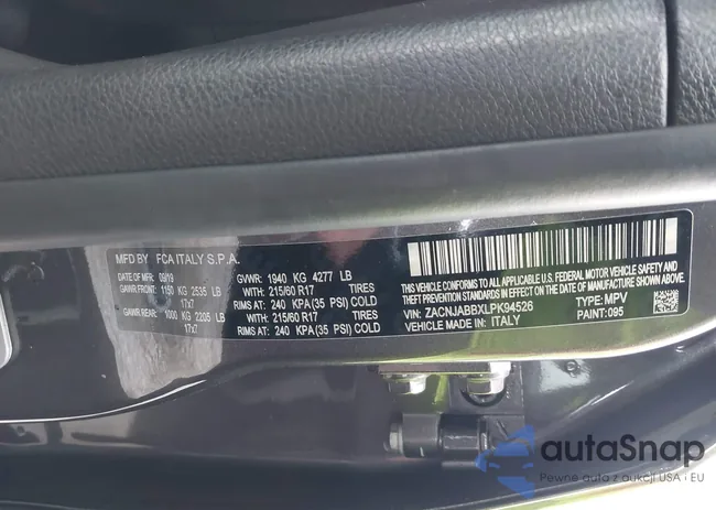 ZACNJABBXLPK94526: 41500649