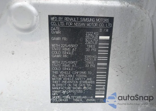 KNMAT2MV0FP517053: 41501393