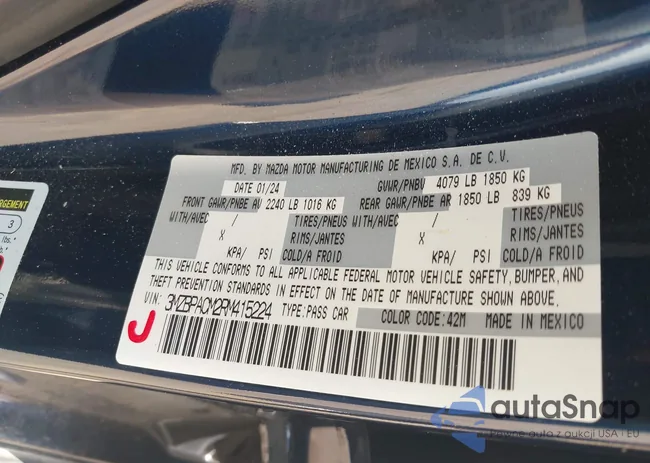 3MZBPACM2RM415224: 41503681